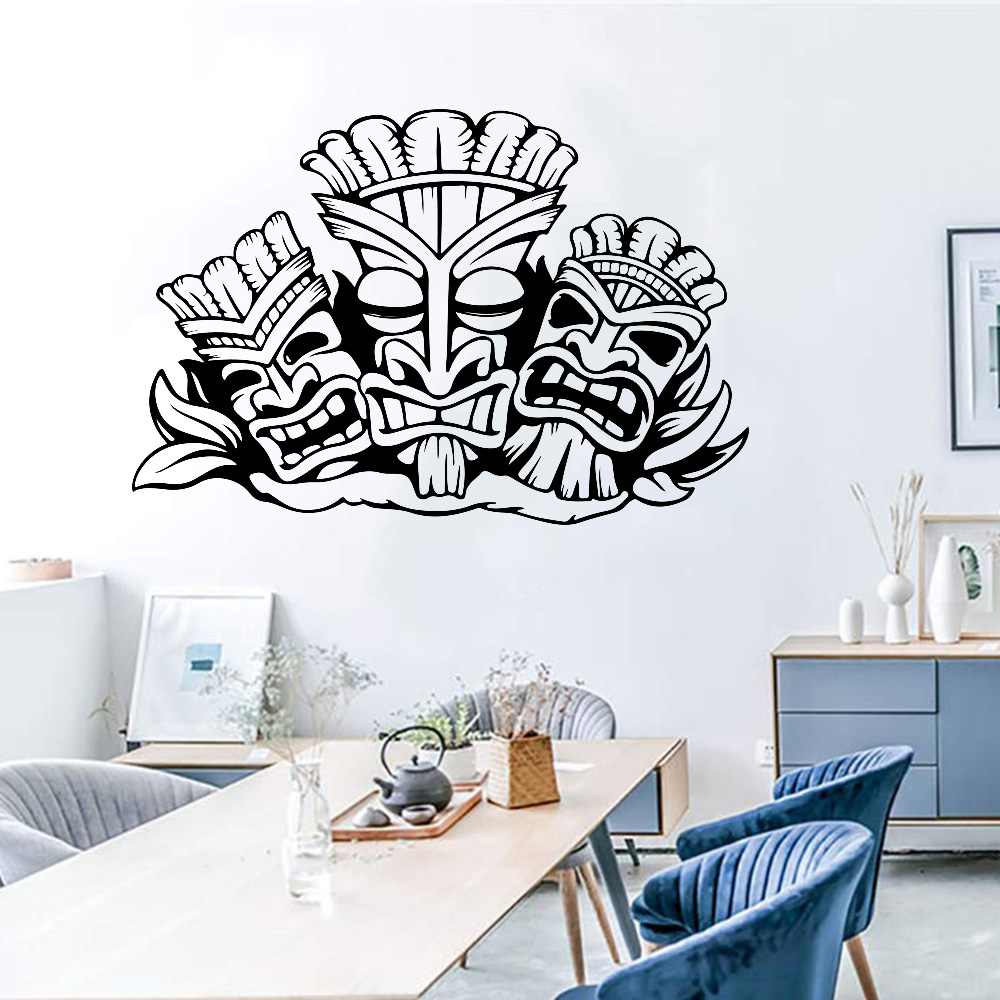 Baby Nursery Wallpaper - Hawaiian Totem Wall Sticker Aloha Hawaii
