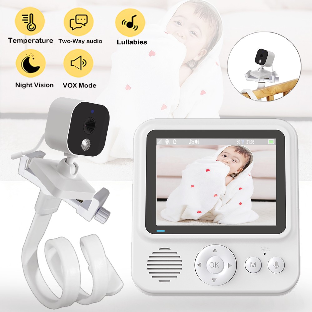 Wearable Baby Monitor - 2.8 Inch Video Baby Monitor Wireless