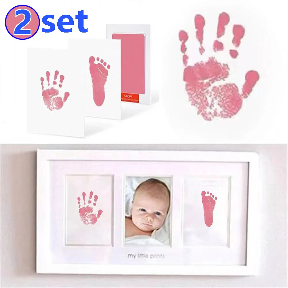 Footprint Ink Kit - 2 Set Newborn Baby DIY Hand