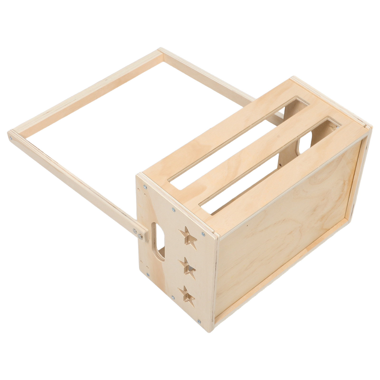 Baby Nursery Organizer - Vintage Wooden Baby Shower Storage Crate