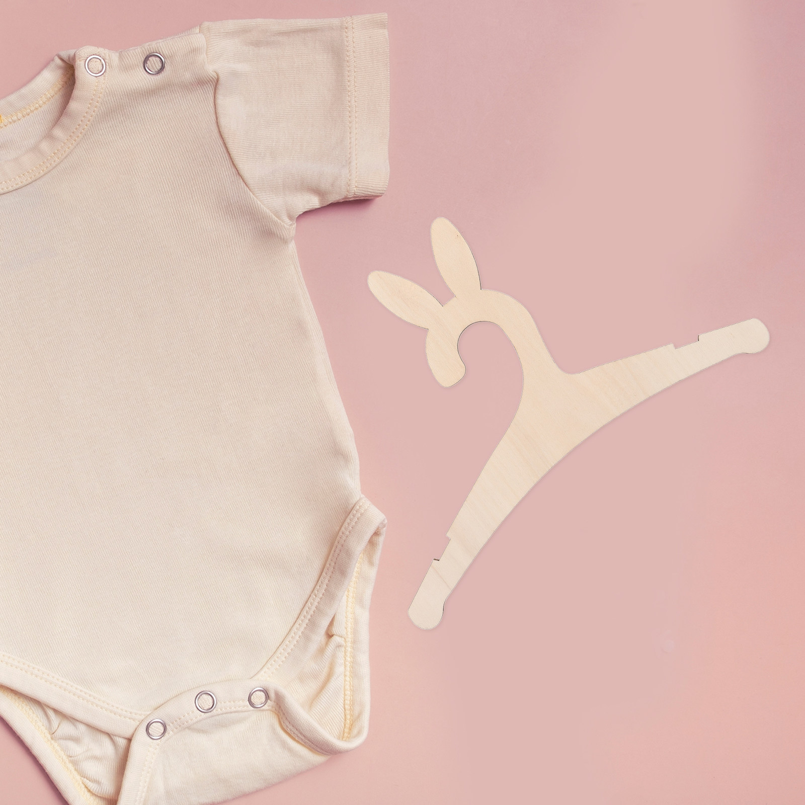 Baby Nursery Diy - 5Pcs DIY Wooden Baby Clothes Hangers