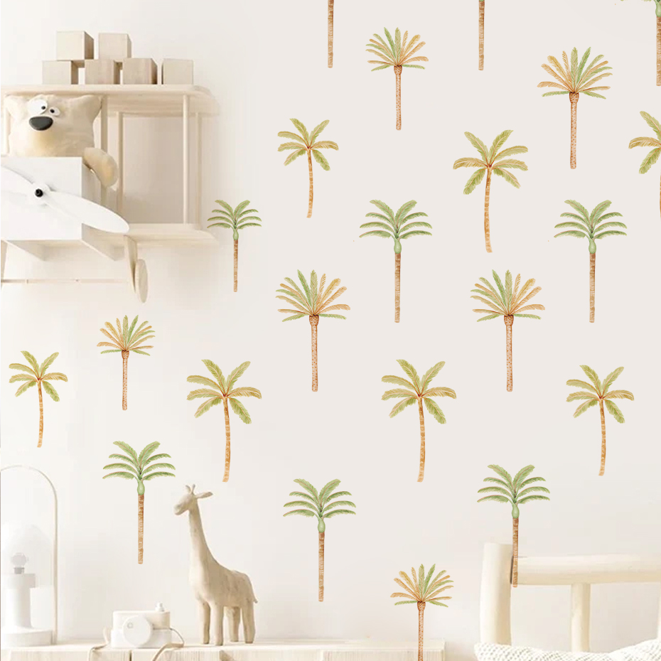 Boho Coconut Palm Tree Wall St - огляд і ціна Baby Nursery Tree