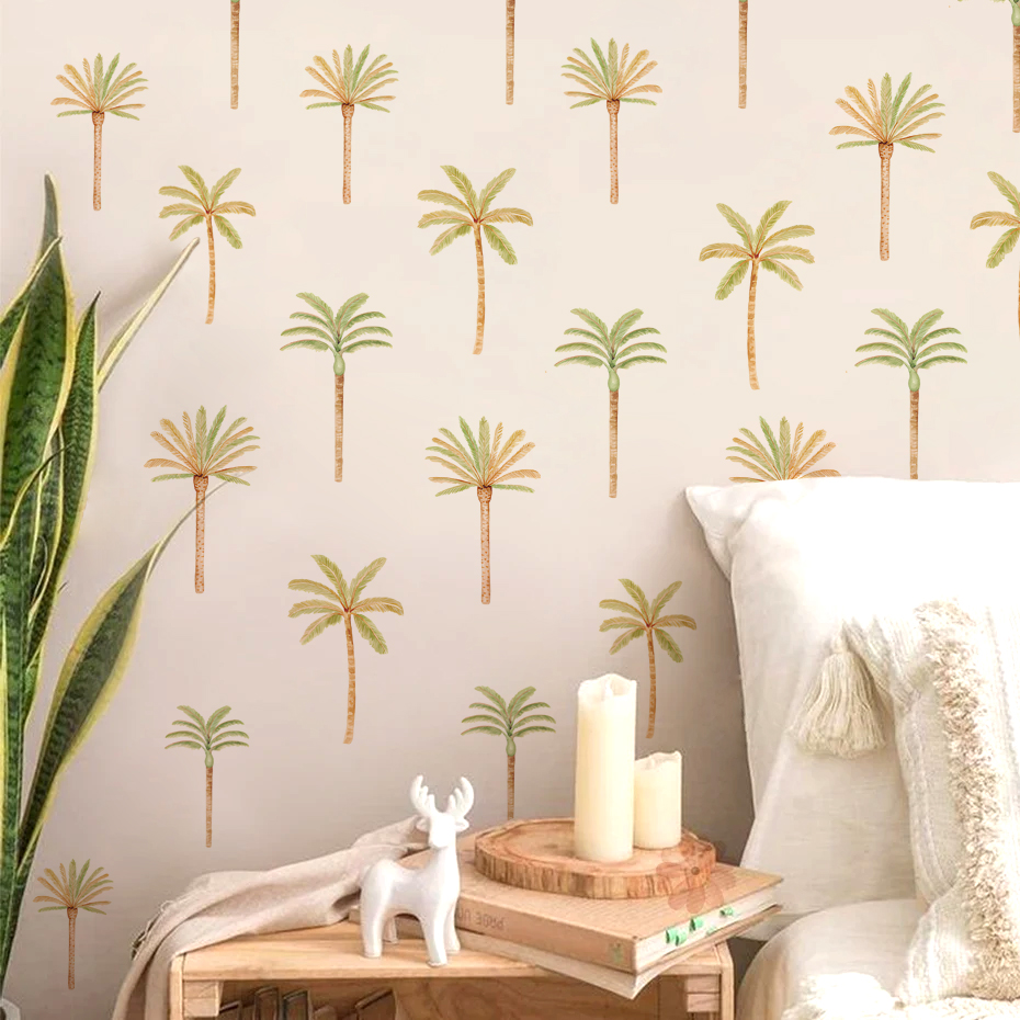 Boho Coconut Palm Tree Wall St - огляд і ціна Baby Nursery Tree