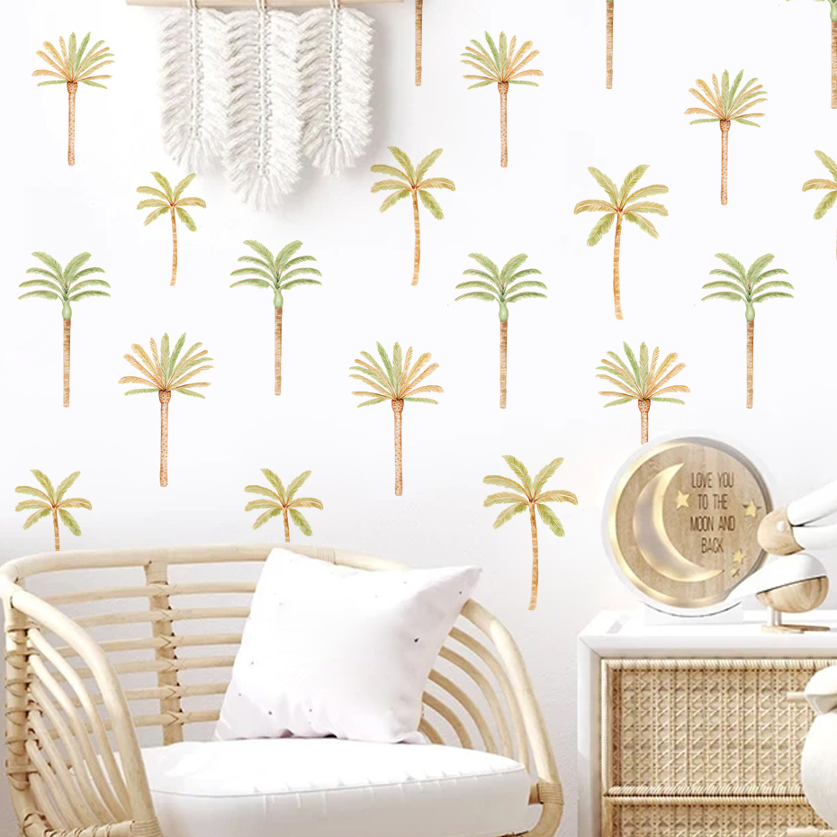 Boho Coconut Palm Tree Wall St - огляд і ціна Baby Nursery Tree