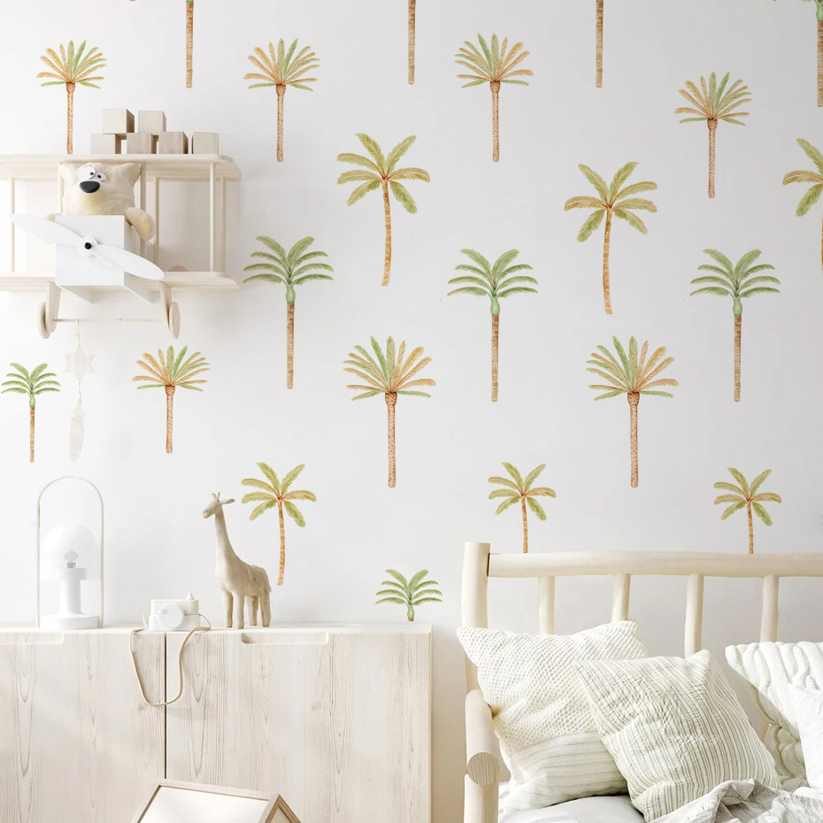 Boho Coconut Palm Tree Wall St - огляд і ціна Baby Nursery Tree