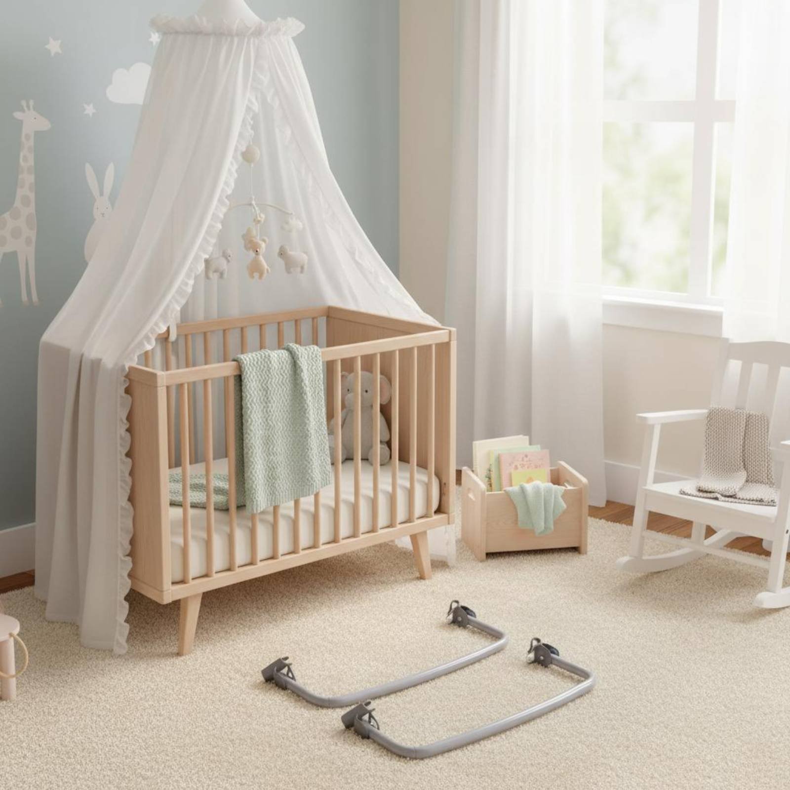 Music Mobile Multi-Use Crib Ca - огляд і ціна Baby Nursery Music