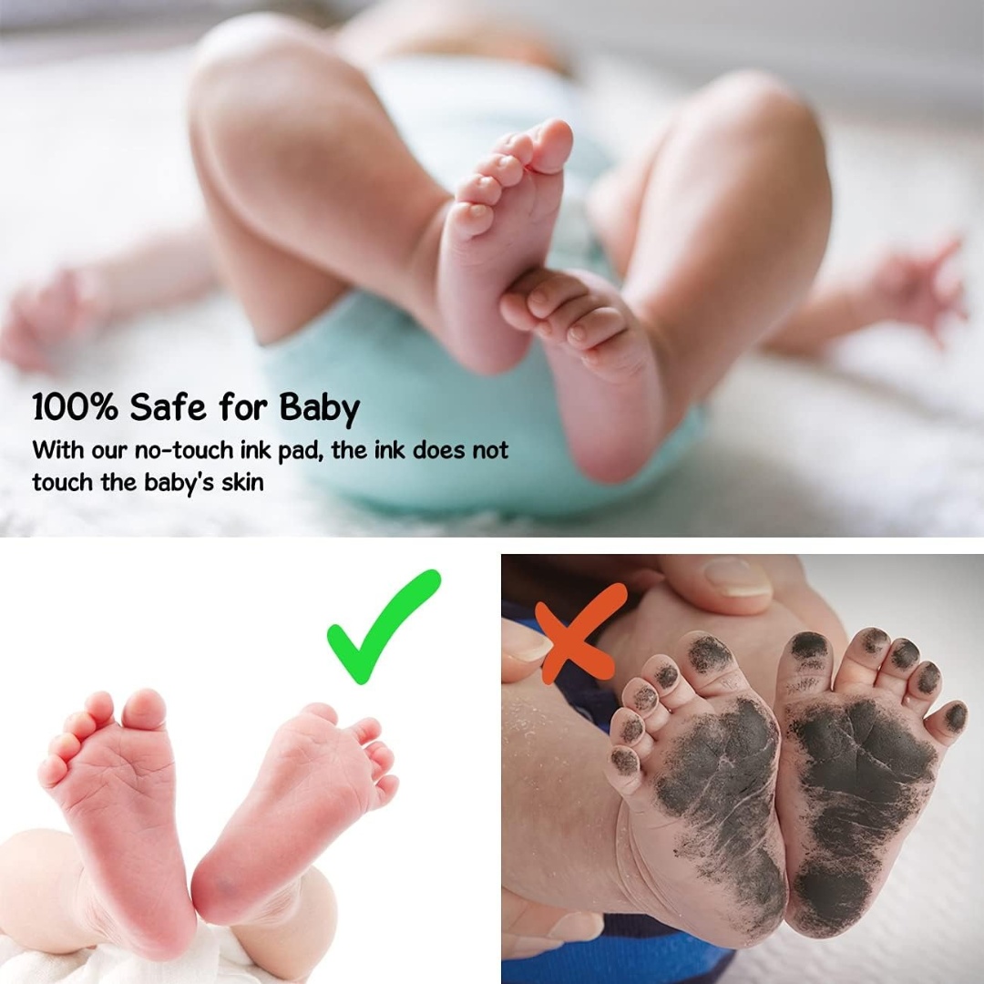 Baby Handprint and Footprint K - огляд і ціна Footprint Ink Kit