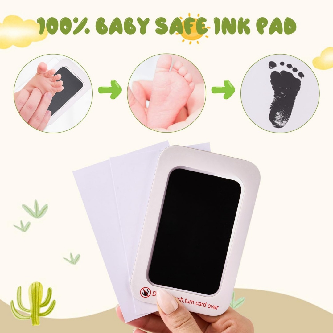 Baby Handprint and Footprint K - огляд і ціна Footprint Ink Kit