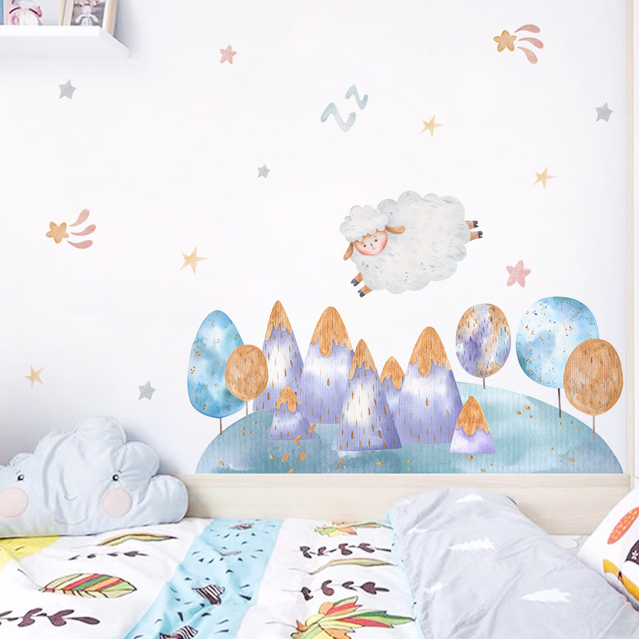 Cartoon Cute Sheep Flying Fore - огляд і ціна Baby Nursery Tree