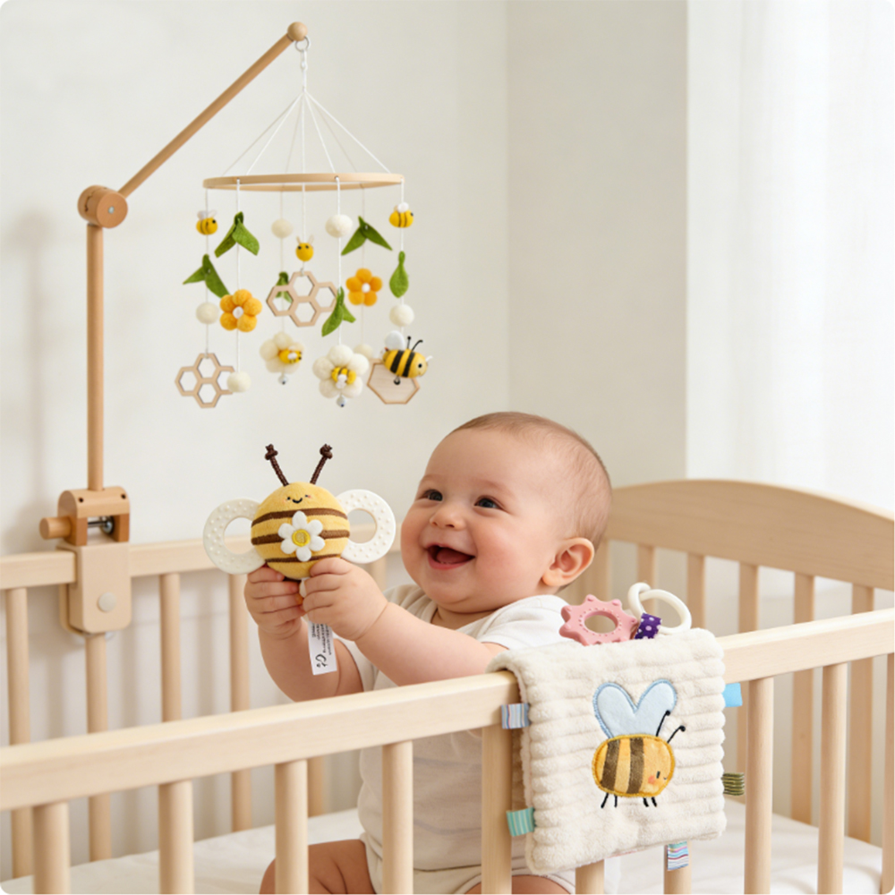 Baby Crib Mobile Rattle Toy Fo - огляд і ціна Baby Nursery Music