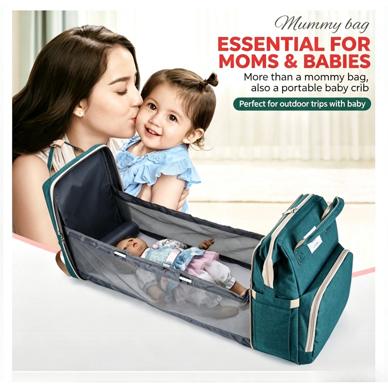 Large Capacity Mommy Diaper Ba - огляд і ціна Baby Nursery Backpack