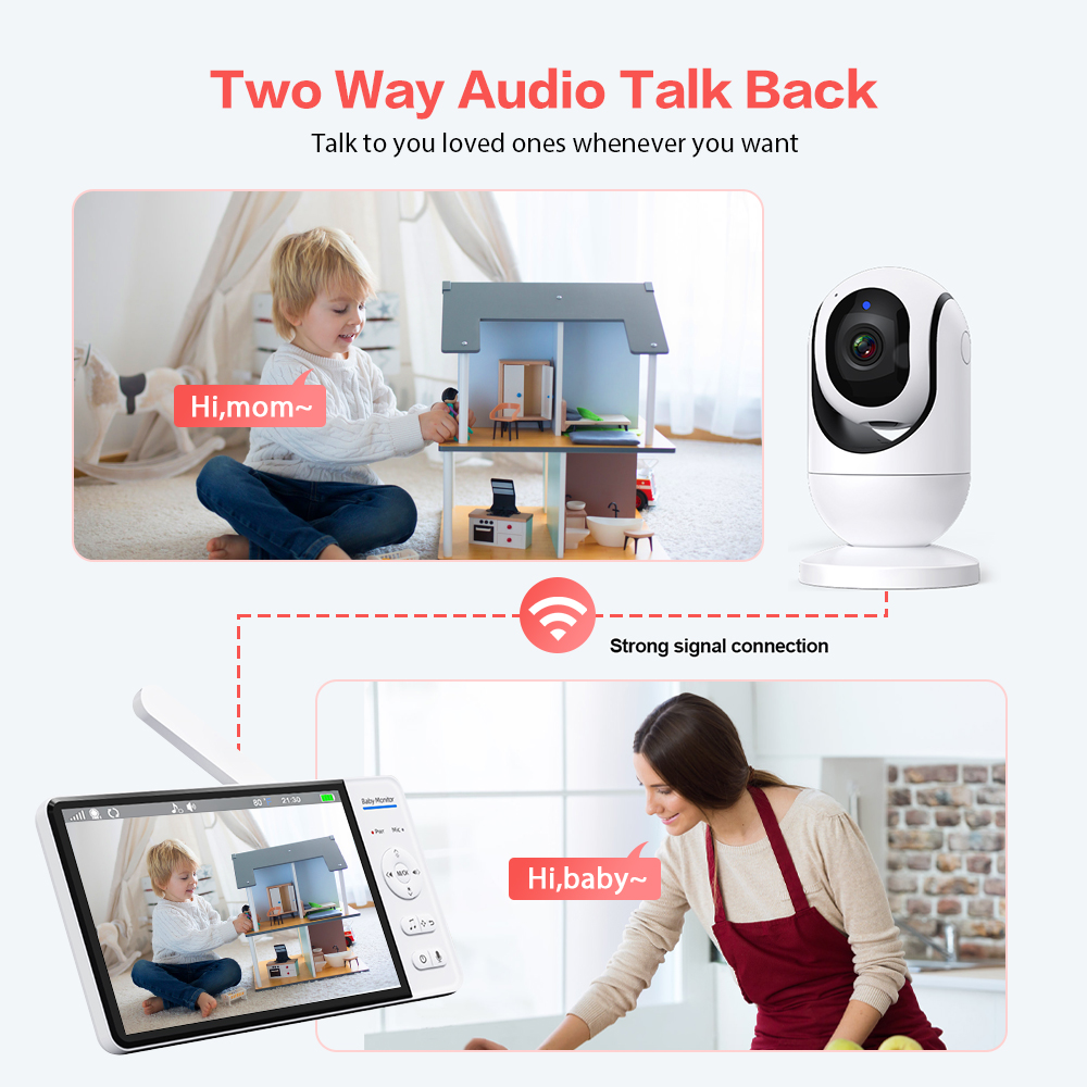 Video Baby Monitor 7'' 1080P H - огляд і ціна Wearable Baby Monitor
