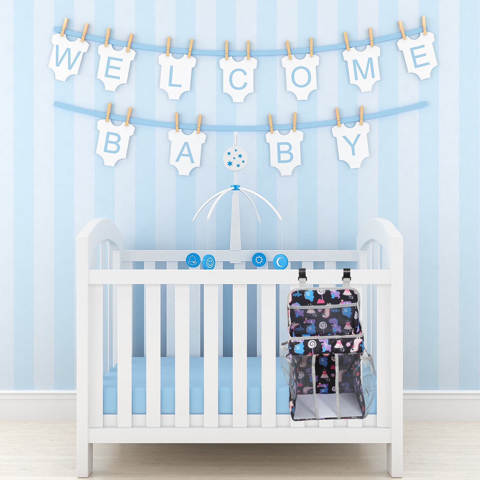 Nappy Bags Nursery Storage Bab - огляд і ціна Baby Nursery Organizer