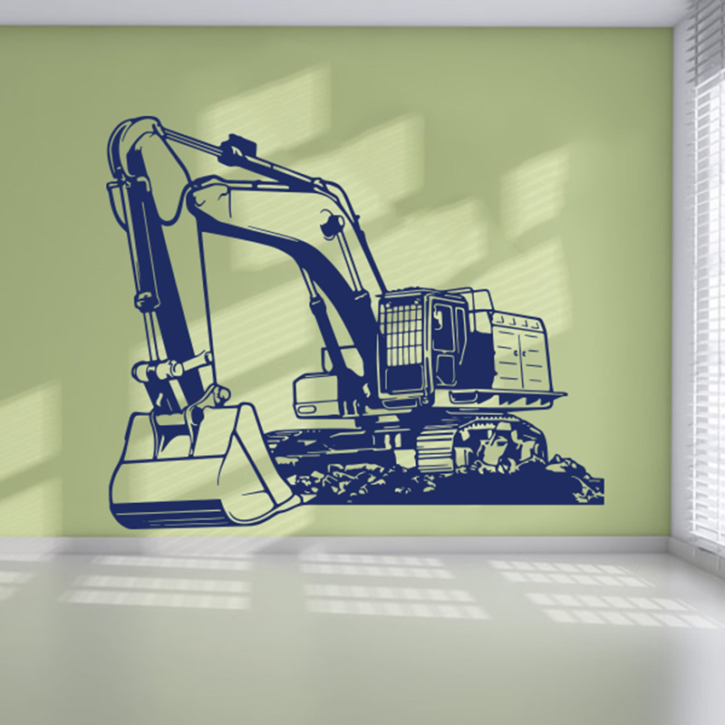 Large Heavy Equipmen Excavator - огляд і ціна Baby Nursery Wallpaper