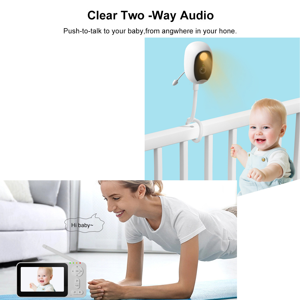 4.3-inch Intelligent Baby Moni - огляд і ціна Wearable Baby Monitor