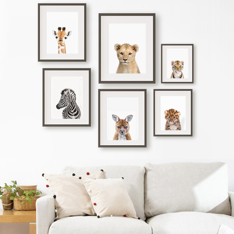 1pc frameless Canvas Painting  - огляд і ціна Baby Zoo Nursery