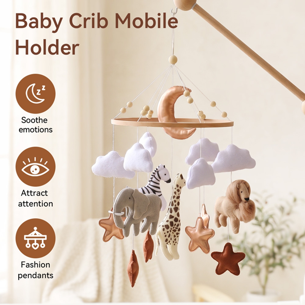 Wooden Bed Bell Baby Crib Mobi - огляд і ціна Baby Nursery Music