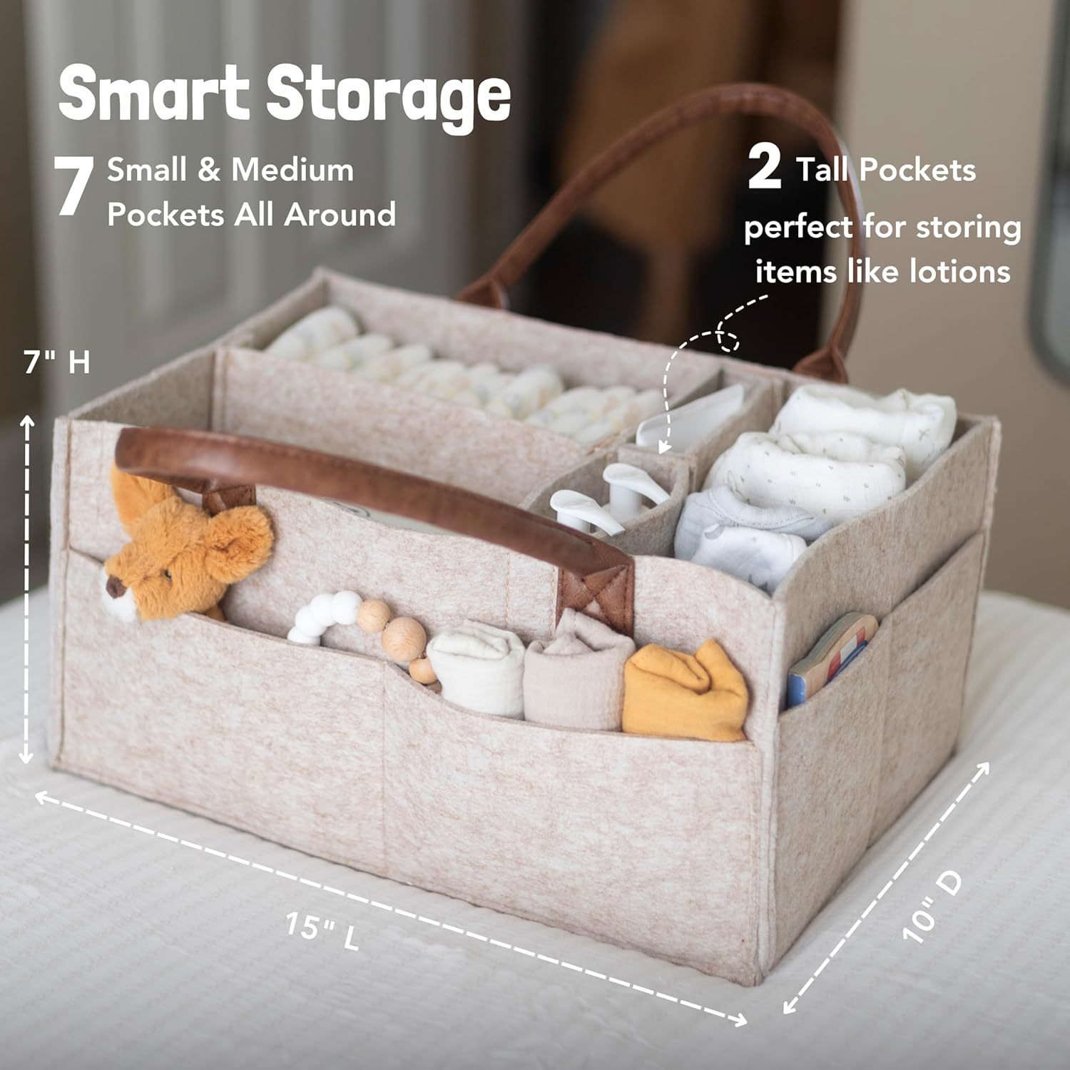 Baby Felt Storage Nursery Orga - огляд і ціна Baby Nursery Organizer