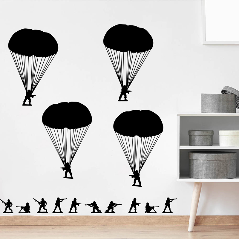 Army Men Soldiers Paratroopers - огляд і ціна Baby Nursery Wallpaper