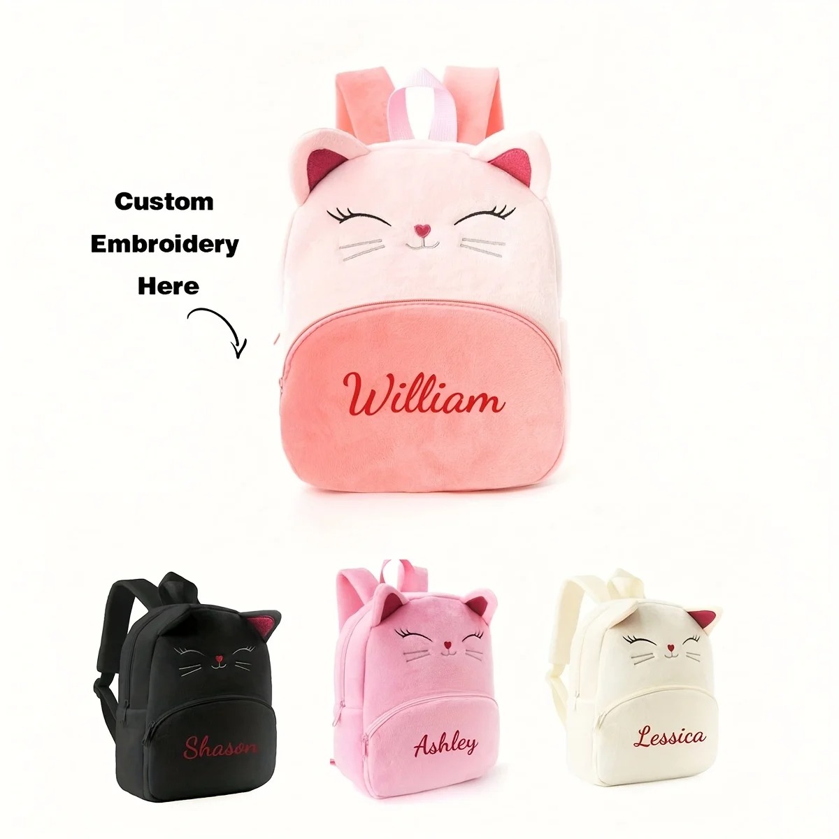 Customized Name Cartoon Cat Ba - огляд і ціна Baby Nursery Backpack