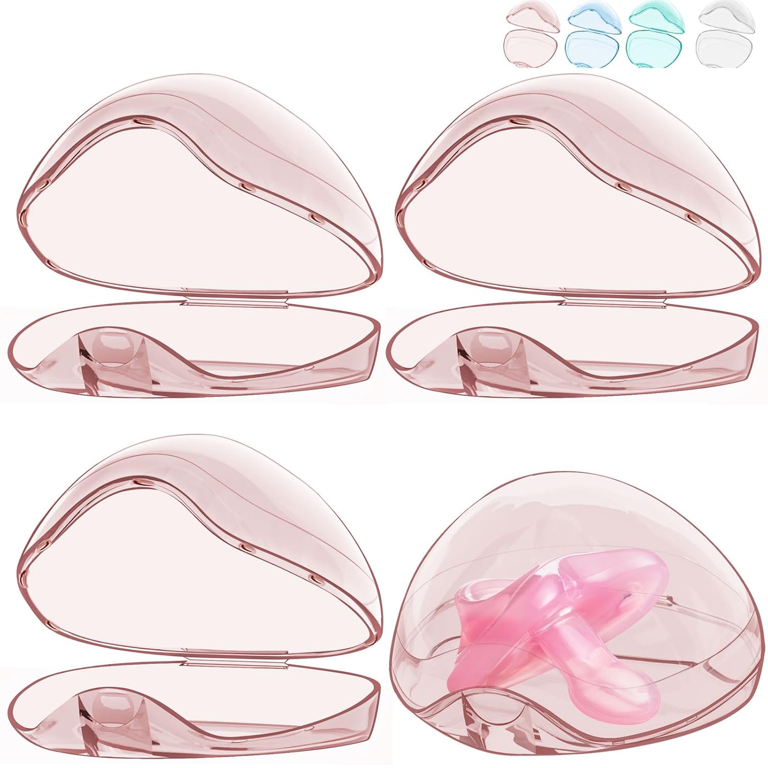 Pacifier Holder - 2/4 Pcs Trav - огляд і ціна Pacifier Sterilizer Case