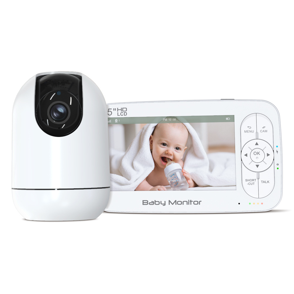 5Inch 2MP 1080P  APP Remote Co - огляд і ціна Wearable Baby Monitor