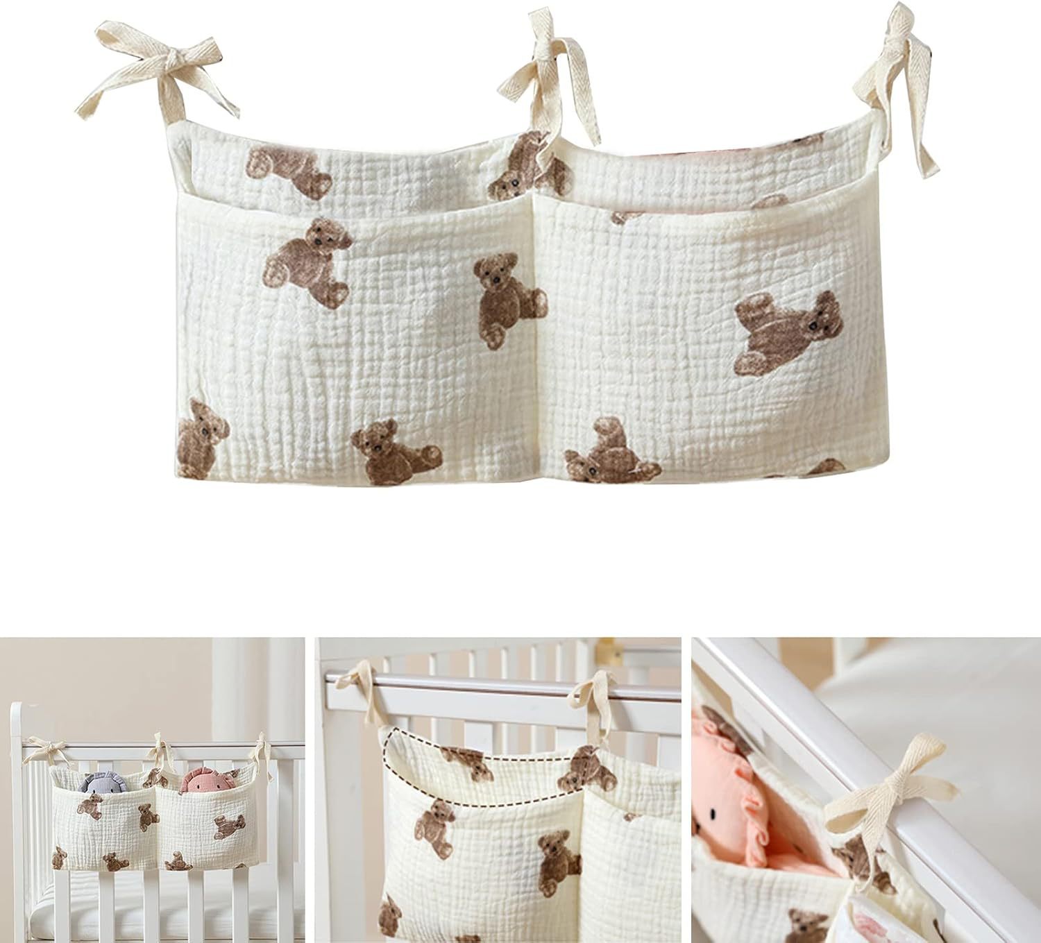 Baby Crib Organizer Cot Caddy  - огляд і ціна Baby Nursery Organizer