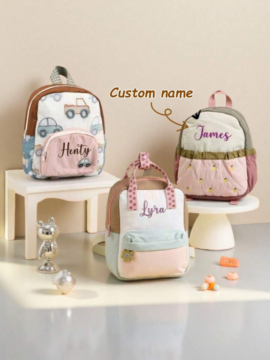 Custom Name Embroidered Cute B - огляд і ціна Baby Nursery Backpack