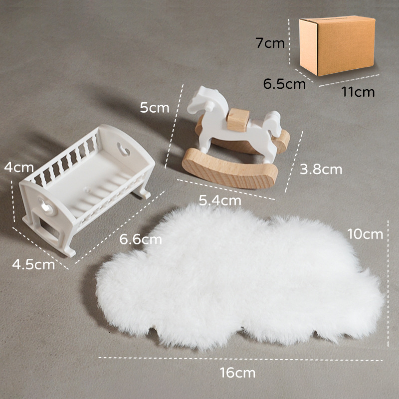 1set 1:12 Dollhouse Mini Baby  - огляд і ціна Baby Nursery Dolls