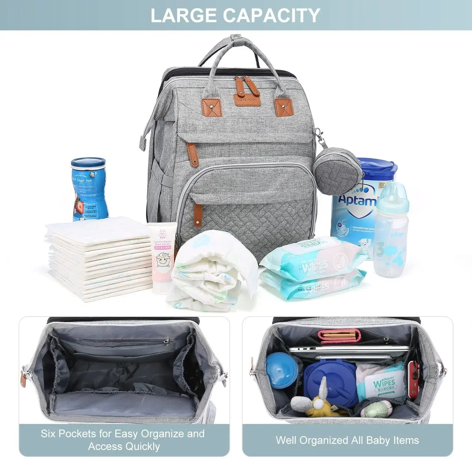 New Baby Nappy Changing Bags C - огляд і ціна Baby Nursery Backpack