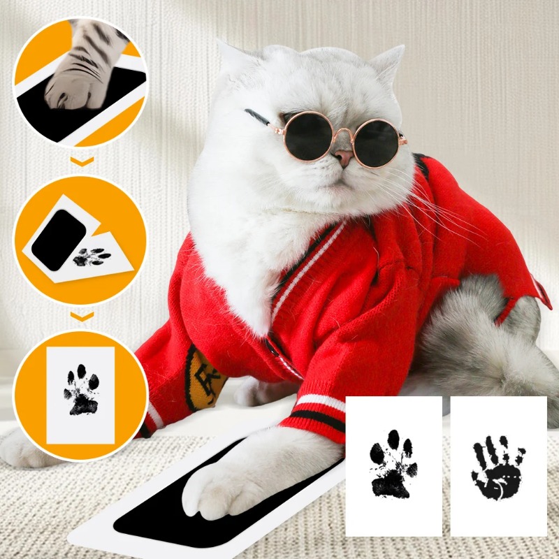 2PCS Baby Handprint and Footpr - огляд і ціна Footprint Ink Kit