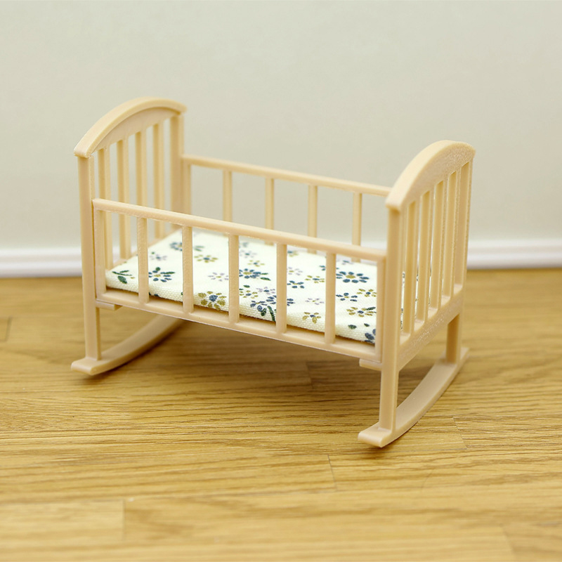 ⭐HOT❗ 1/12 Dollhouse Mini Crad - огляд і ціна Baby Nursery Dolls