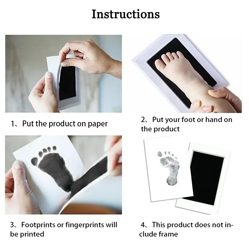 2 Set Newborn Baby DIY Hand An - огляд і ціна Footprint Ink Kit