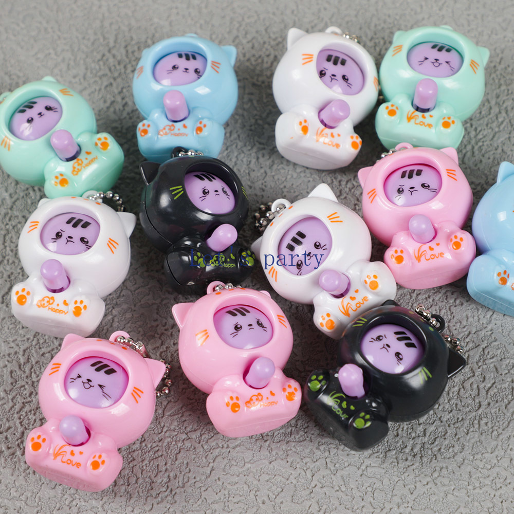 10Pcs Cartoon Mini Cat Face Ch - огляд і ціна Baby Nursery Dolls