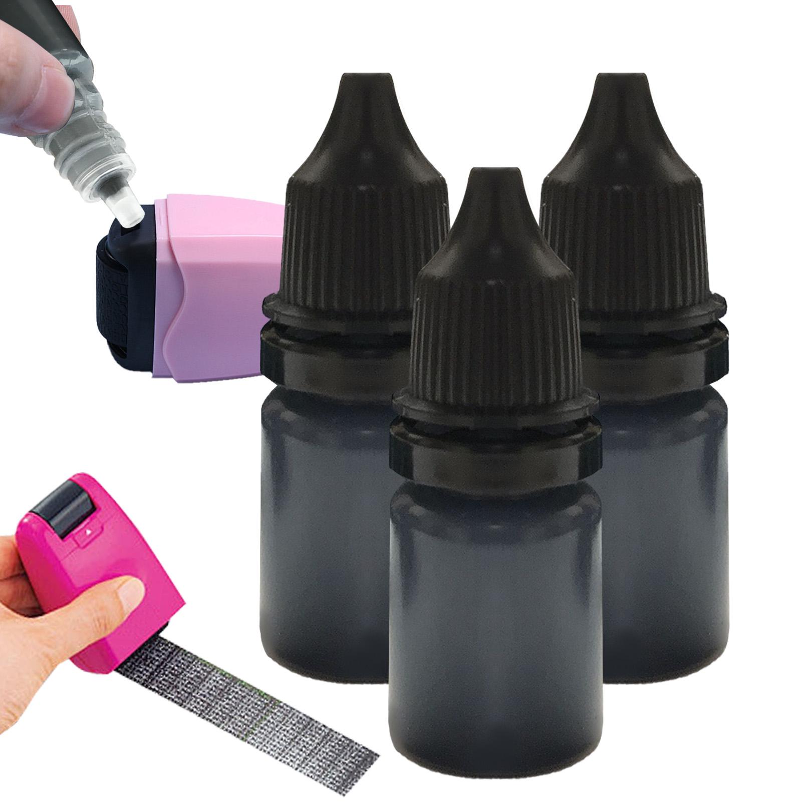 Black Stamp Ink 3Pcs/set Fast  - огляд і ціна Footprint Ink Kit