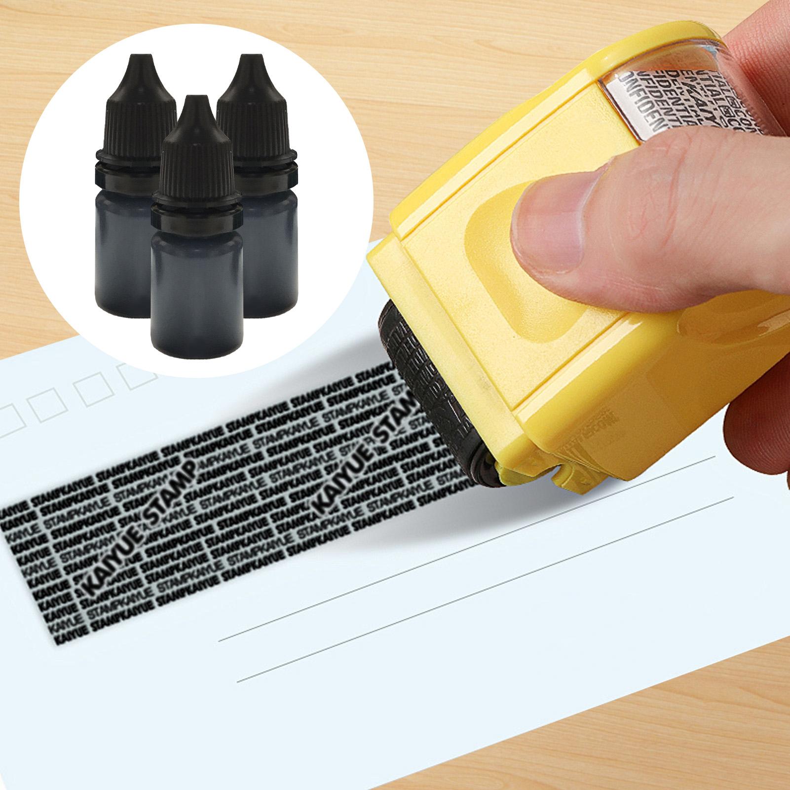 Black Stamp Ink 3Pcs/set Fast  - огляд і ціна Footprint Ink Kit