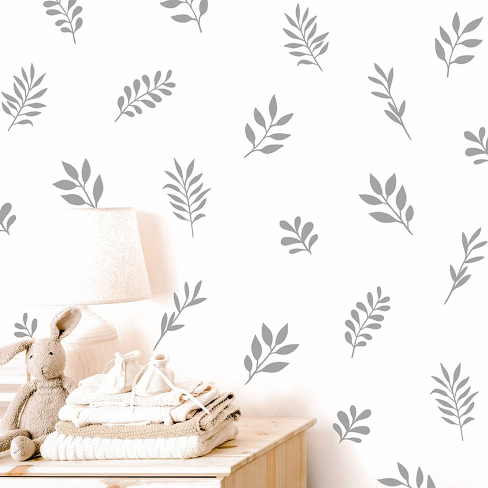 41Pcs Botanical Leaf Wall Stic - огляд і ціна Baby Nursery Tree