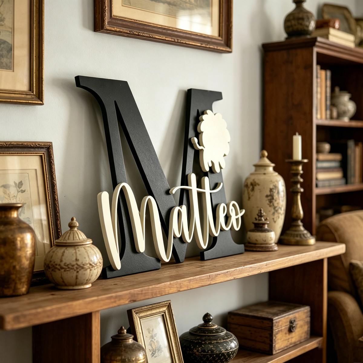 1Pc Custom Lion Name & Initial - огляд і ціна Baby Nursery Diy