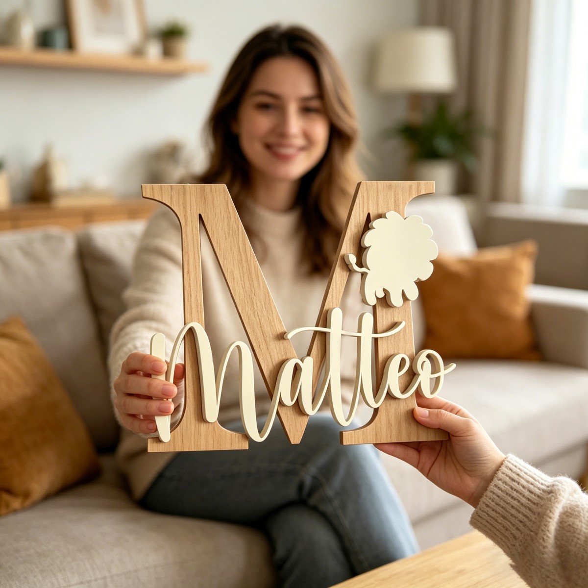 1Pc Custom Lion Name & Initial - огляд і ціна Baby Nursery Diy