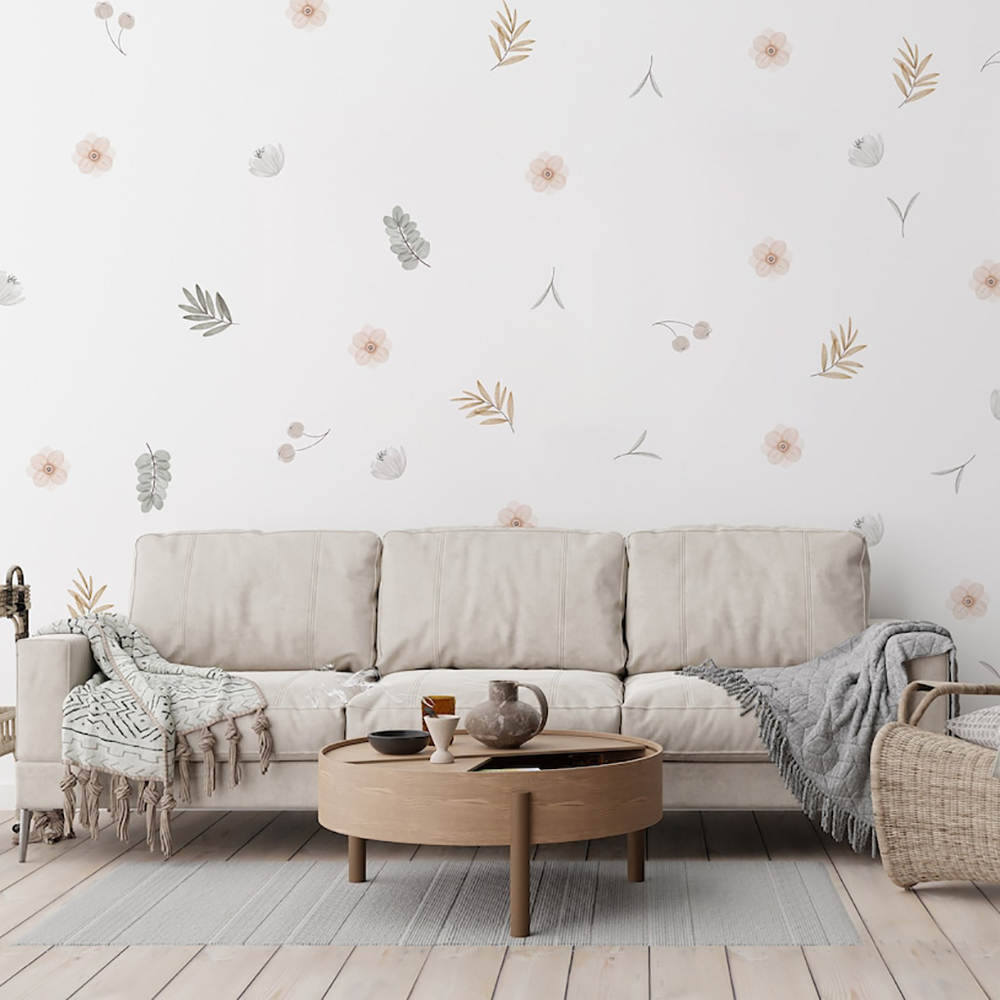 Boho Leaves Botanical DIY Wall - огляд і ціна Baby Nursery Diy