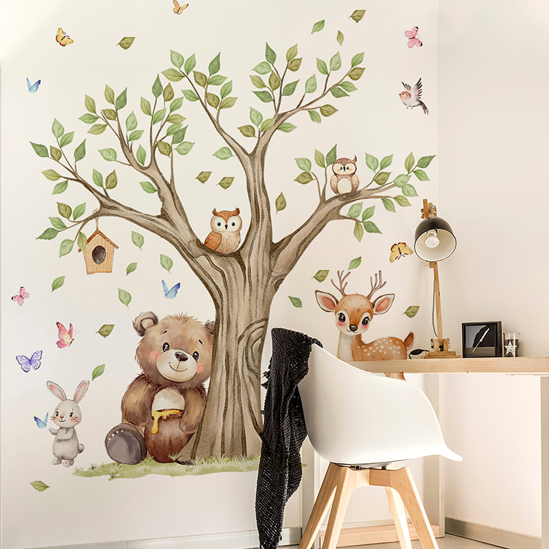 Cartoon Jungle Animals Park Wa - огляд і ціна Baby Nursery Diy
