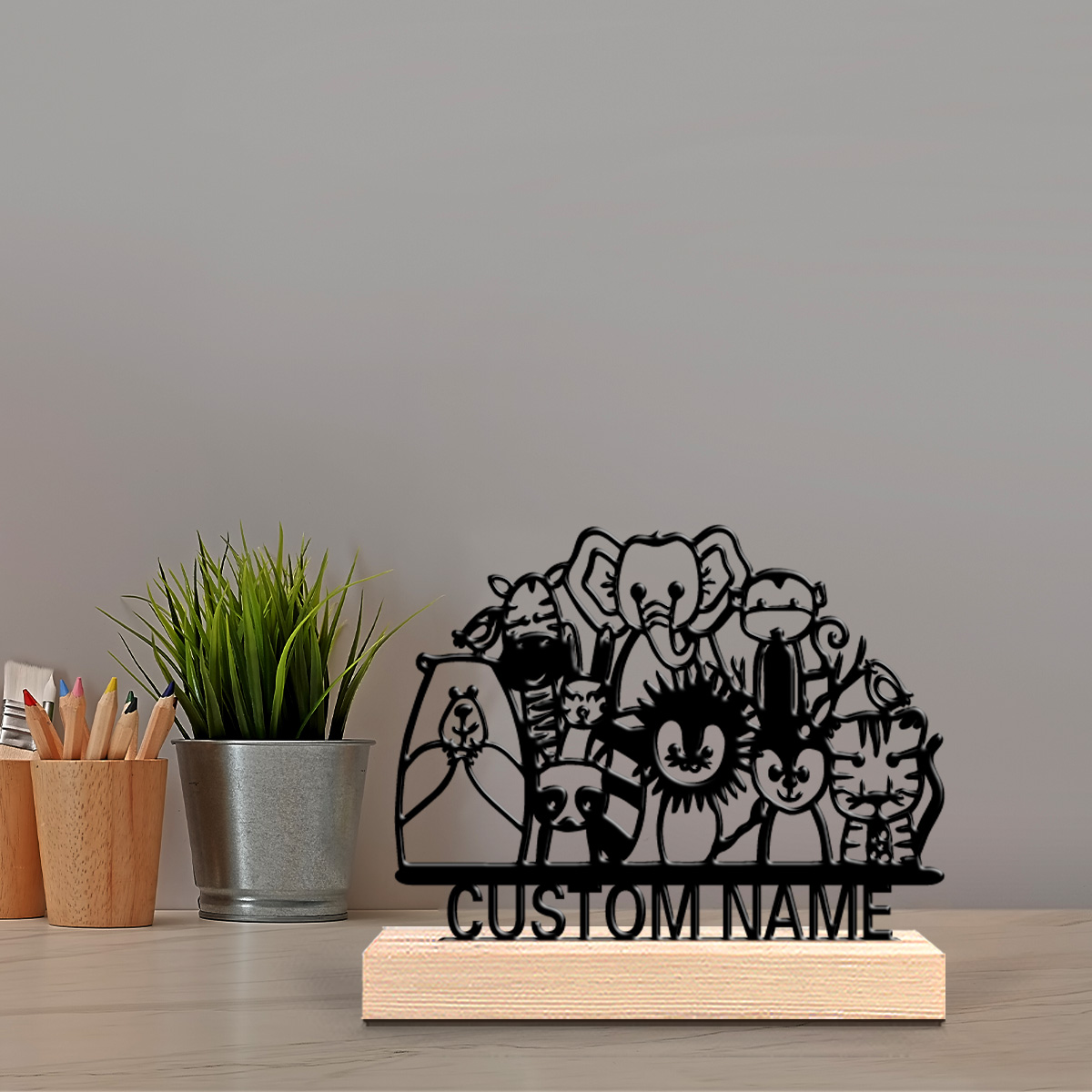 1pc Cute Personalized Custom Z - огляд і ціна Baby Zoo Nursery
